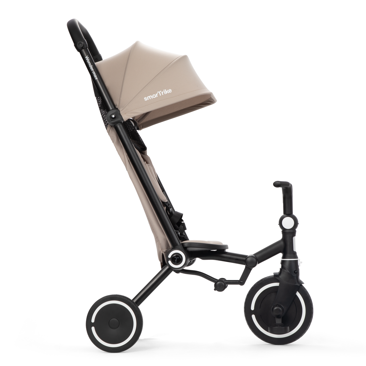 Wonder max in trike mode with the child's handlebar unlocked