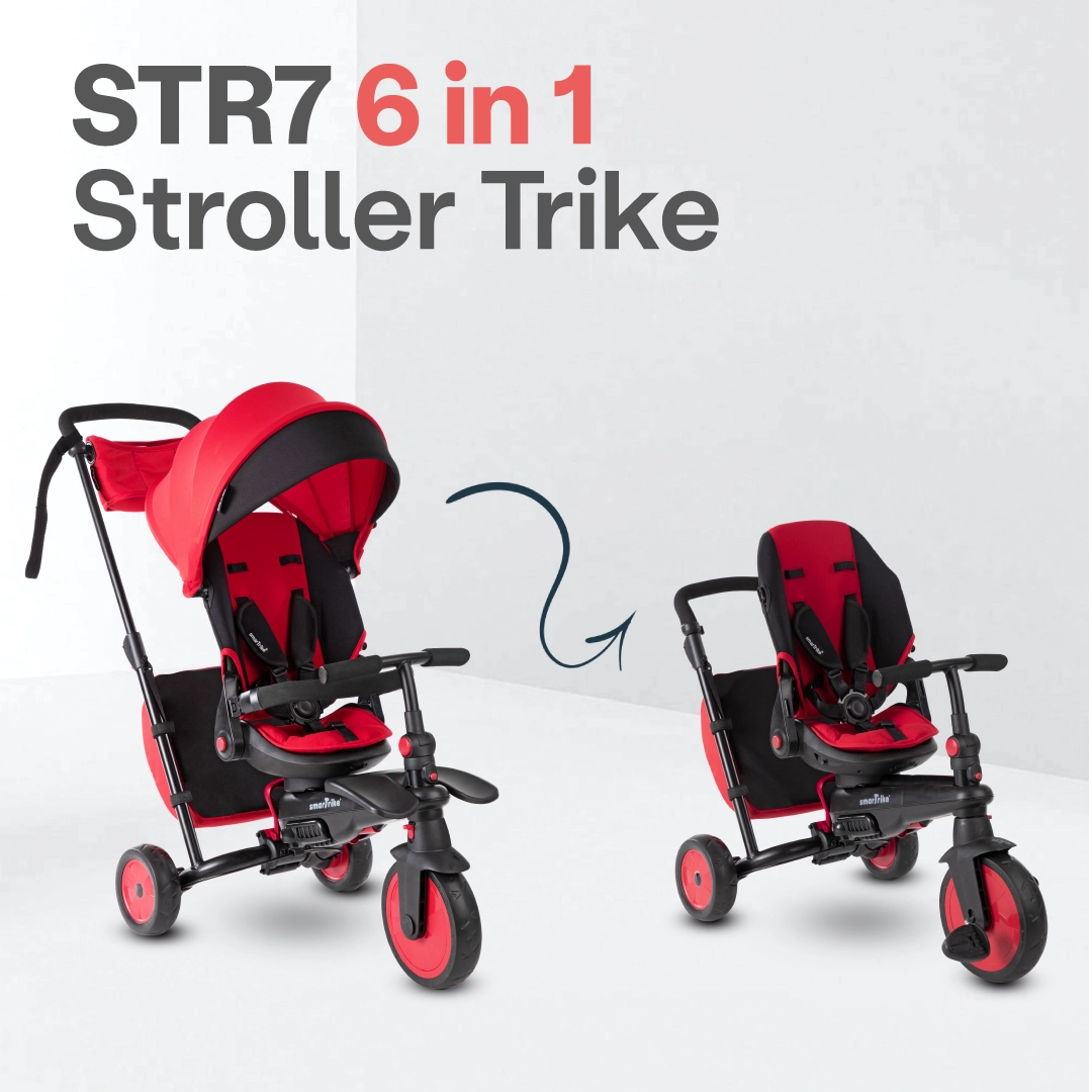 trike 6 in 1 red