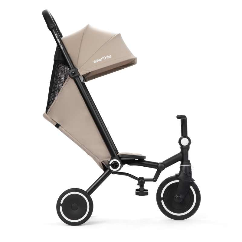 smarTrike Wonder max in stroller mode with the seat reclined