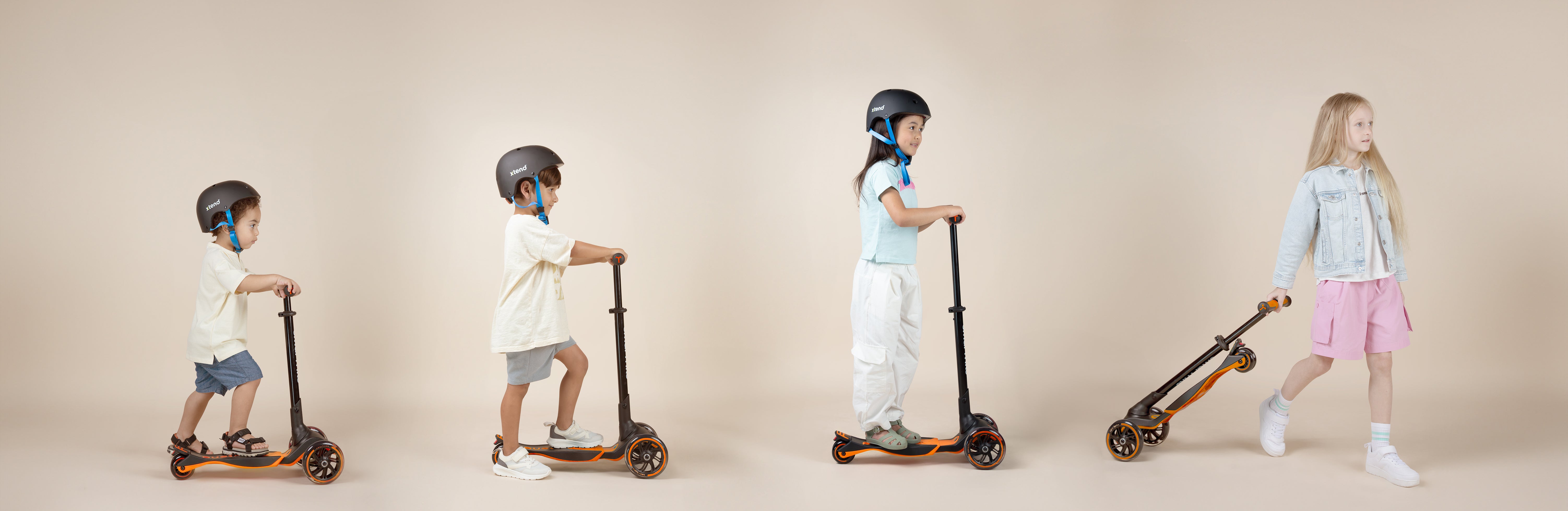 Childrens folding fashion scooters