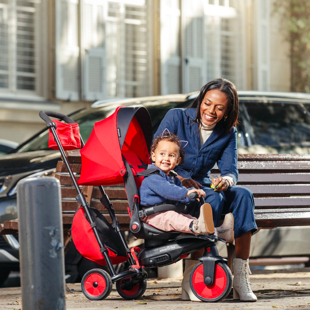 stroller red