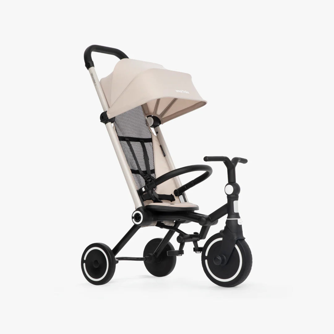 smarTrike Wonder+ stroller trike with a 3-stage canopy and extra-large mesh seat